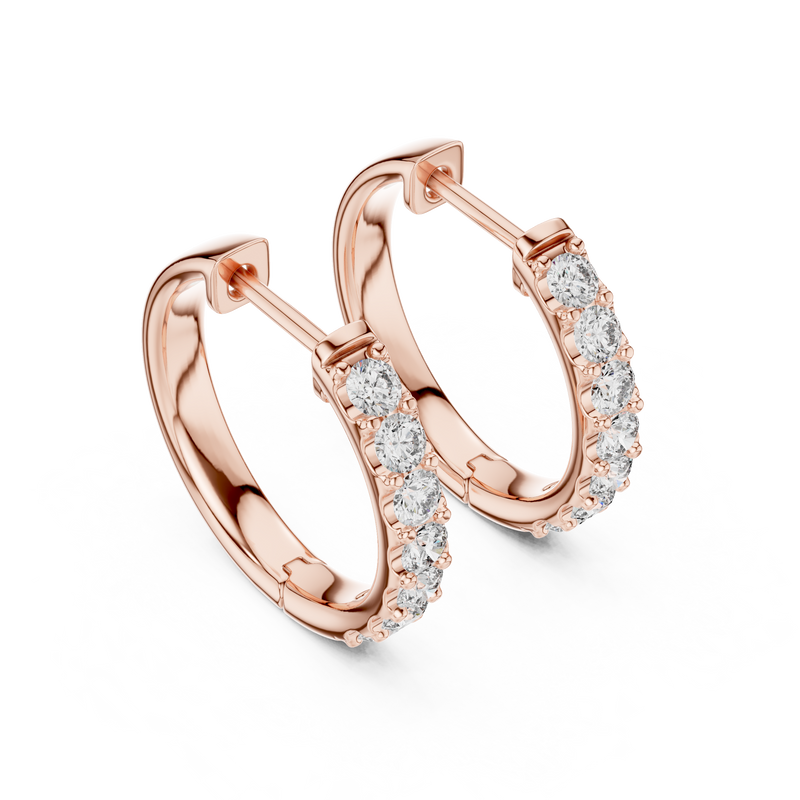 Earring GER-0373@7 - Rose Gold - Image