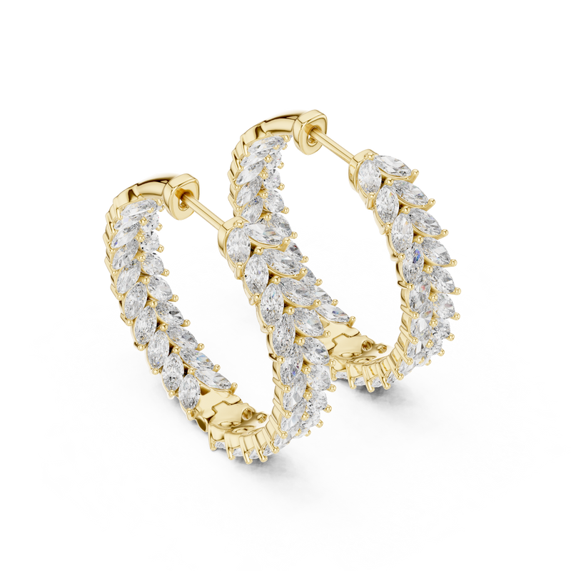 Earring GER-0374 - Yellow Gold - Image