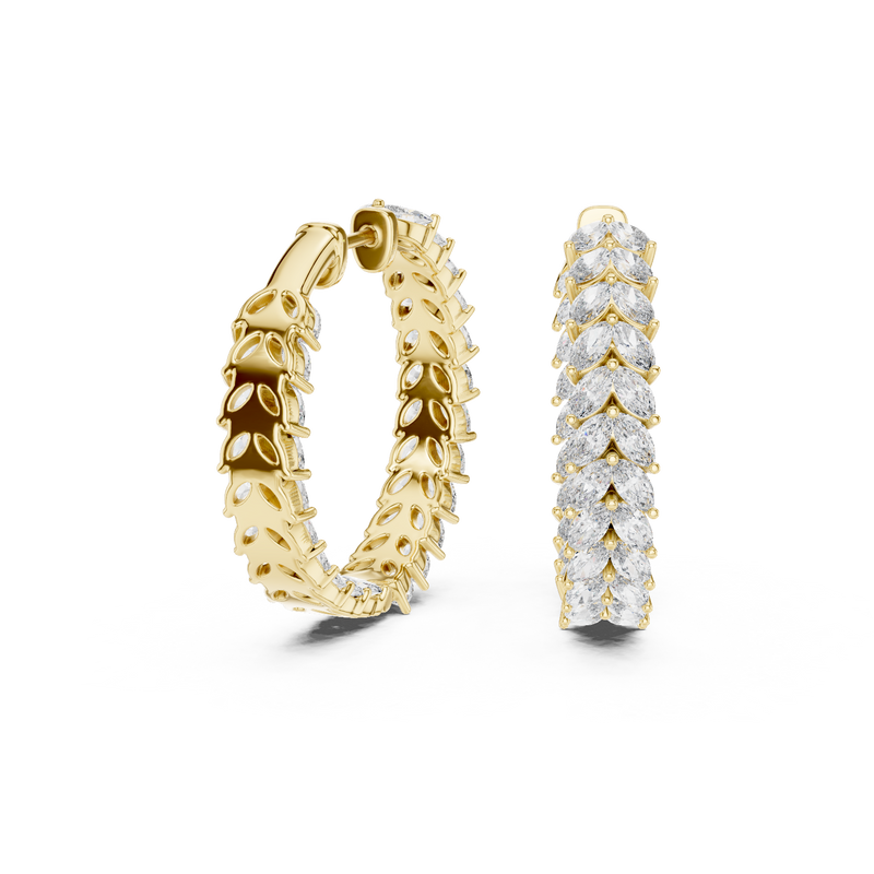 Earring GER-0374 - Yellow Gold - Image