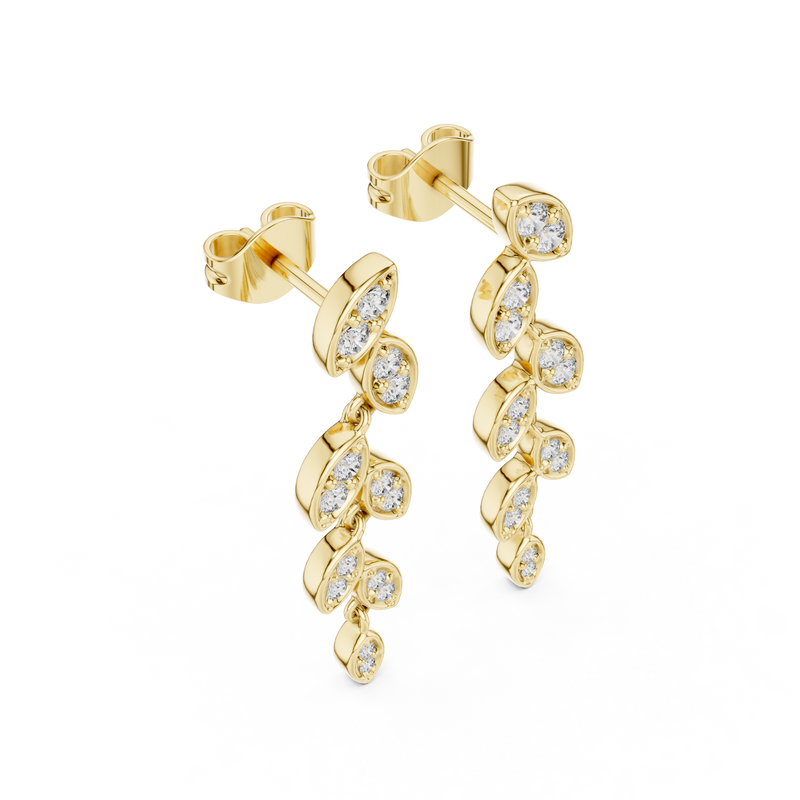 Earring GER-0375 - Yellow Gold - Image