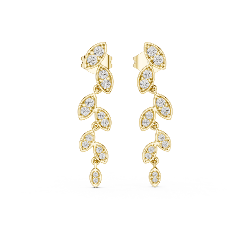 Earring GER-0375 - Yellow Gold - Image