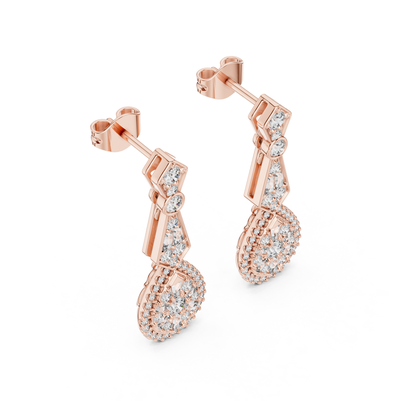 Earring GER-0377 - Rose Gold - Image
