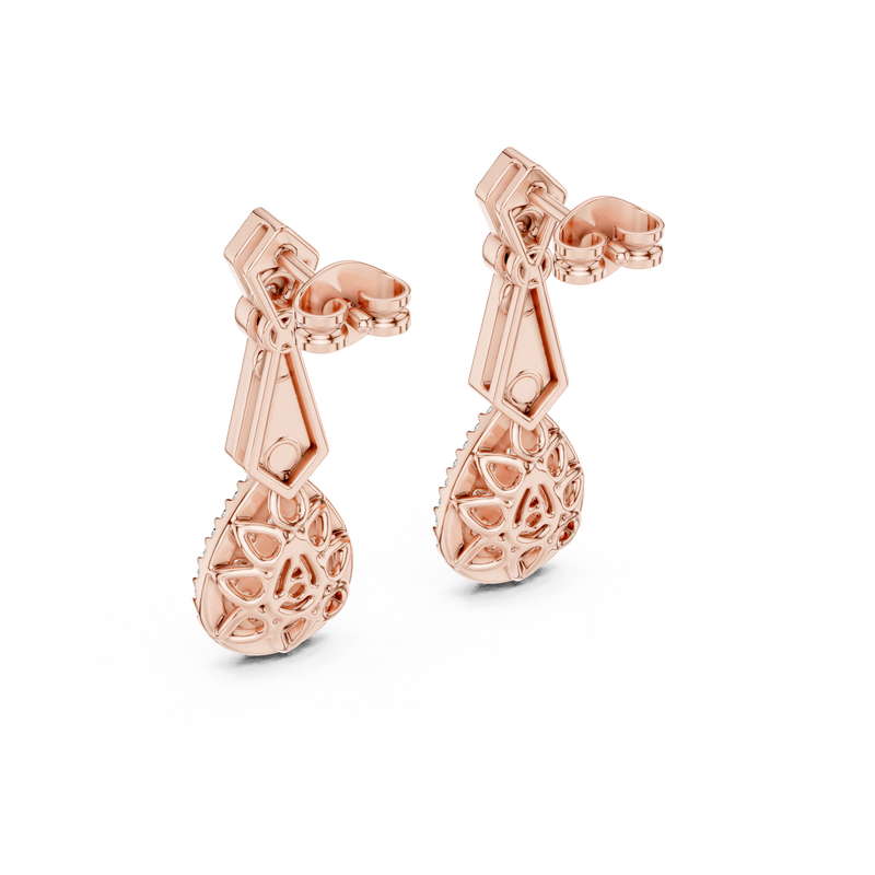 Earring GER-0377 - Rose Gold - Image