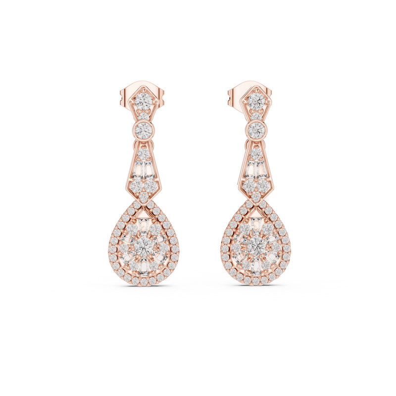 Earring GER-0377 - Rose Gold - Image