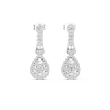 Earring GER-0377 - White Gold - Image