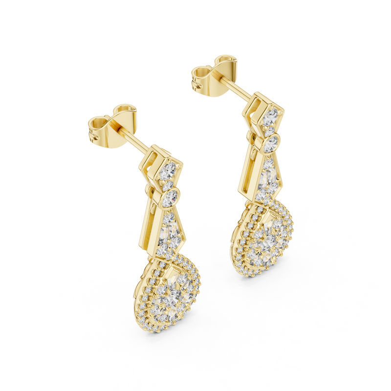 Earring GER-0377 - Yellow Gold - Image