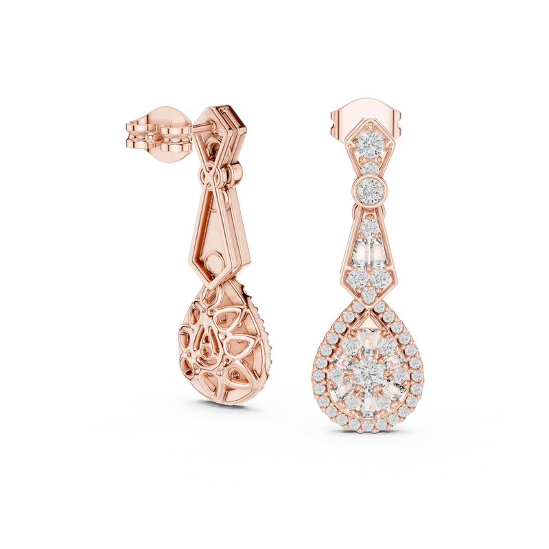 Earring GER-0377 - Rose Gold - Image