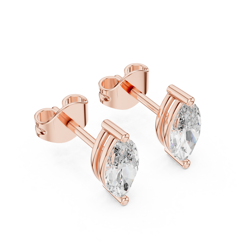 Earring GER-0378@7 - Rose Gold - Image
