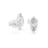 Earring GER-0378@7 - White Gold - Image