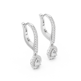 Earring GER-0379@7 - White Gold - Image