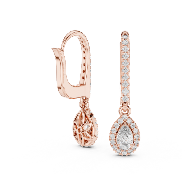 Earring GER-0379@7 - Rose Gold - Image