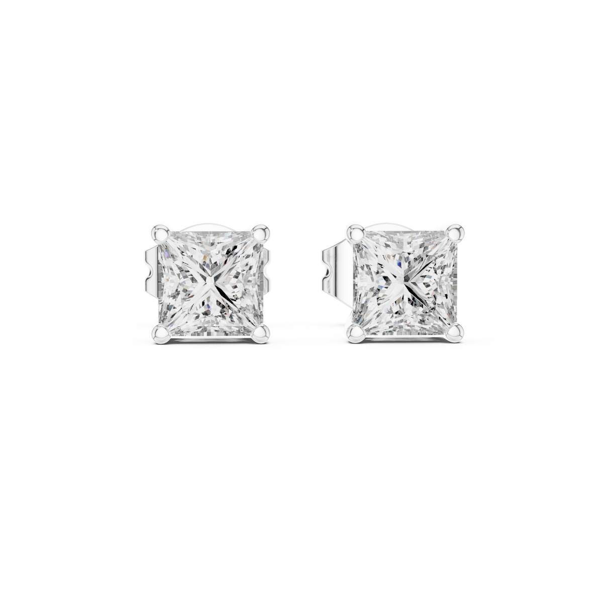 Earring GER-0380@7 - White Gold - Image