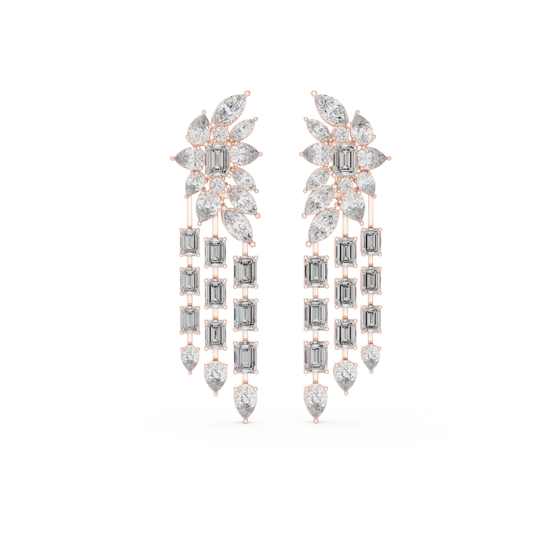 Earring GER-0381@7 - Rose Gold - Image