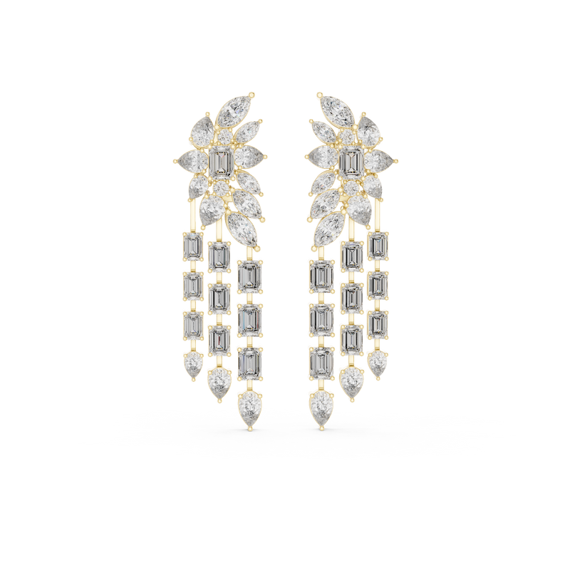 Earring GER-0381@7 - Yellow Gold - Image