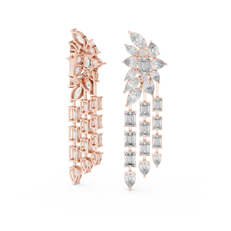 Earring GER-0381@7 - Rose Gold - Image