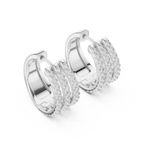Earring GER-0382@7 - White Gold - Image