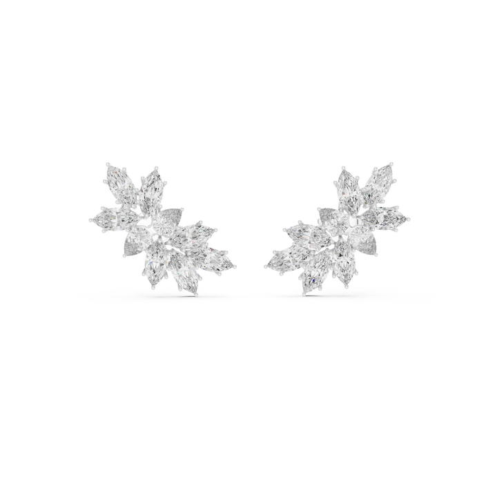 Earring GER-0383@7 - White Gold - Image
