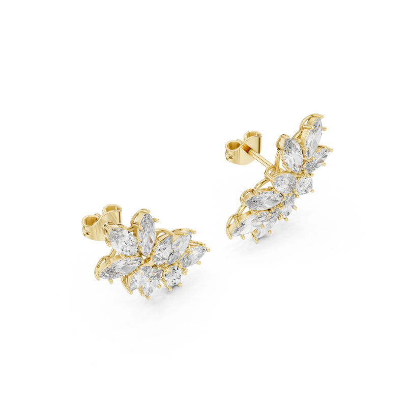 Earring GER-0383@7 - Yellow Gold - Image