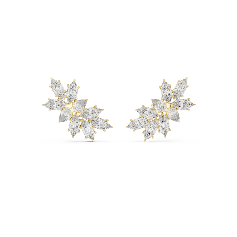 Earring GER-0383@7 - Yellow Gold - Image