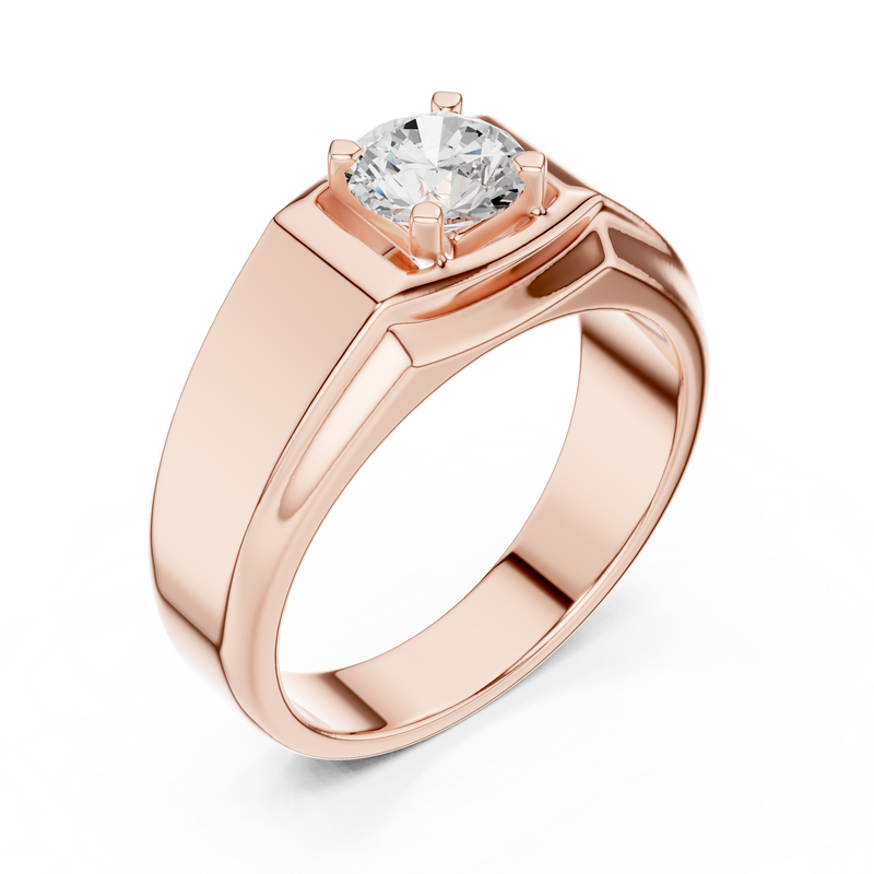 Mens Ring GGR-0021@7 - Rose Gold - Image