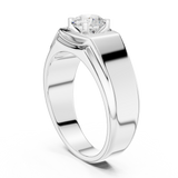 Mens Ring GGR-0021@7 - White Gold - Image