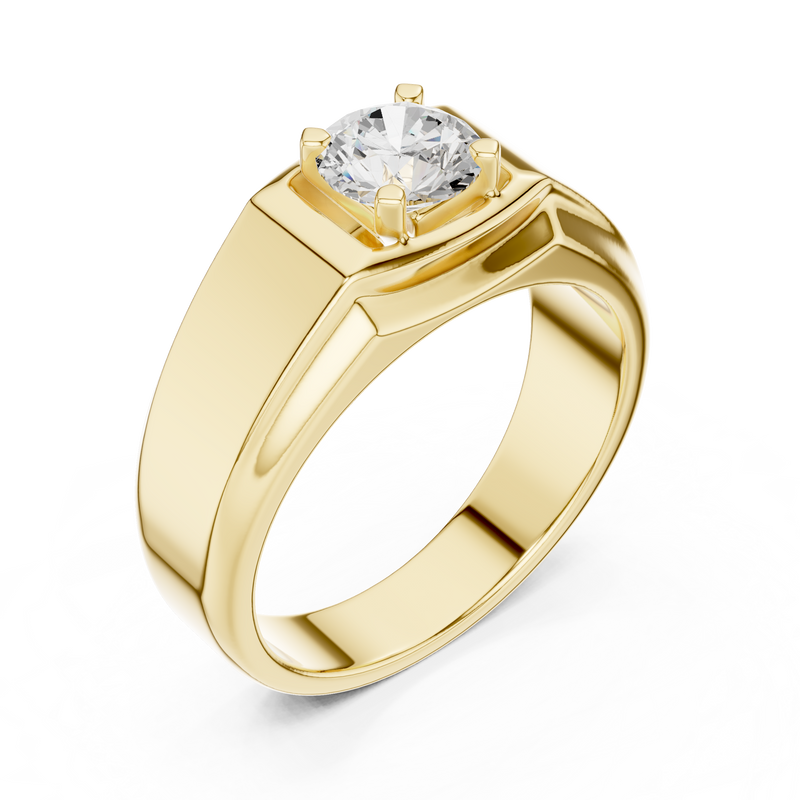 Mens Ring GGR-0021@7 - Yellow Gold - Image
