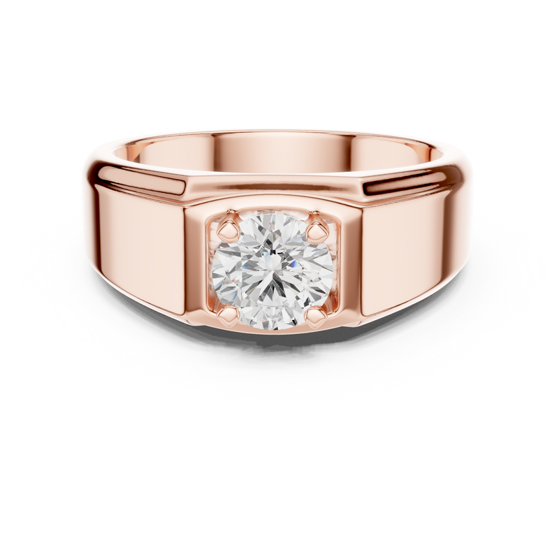 Mens Ring GGR-0021@7 - Rose Gold - Image