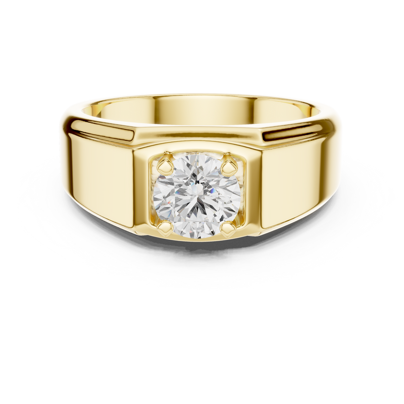 Mens Ring GGR-0021@7 - Yellow Gold - Image