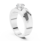 Mens Ring GGR-0022@7 - White Gold - Image