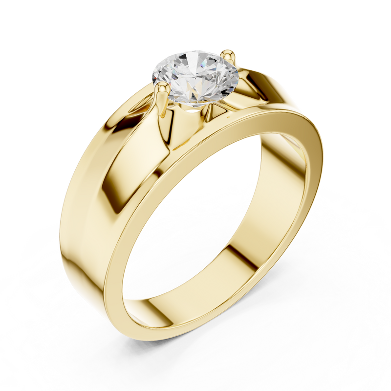 Mens Ring GGR-0022@7 - Yellow Gold - Image