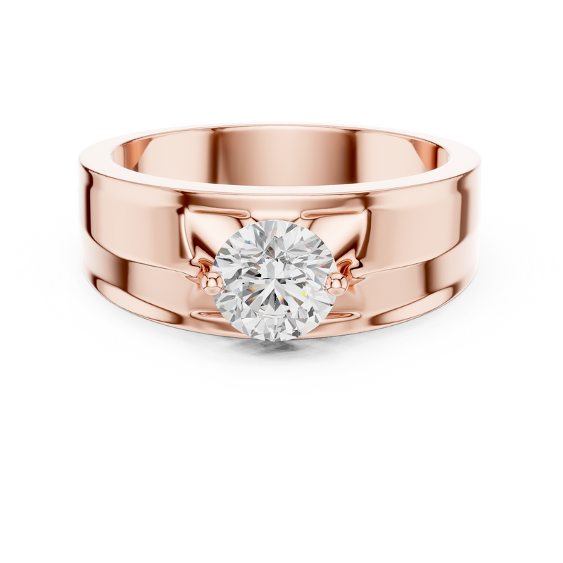 Mens Ring GGR-0022@7 - Rose Gold - Image