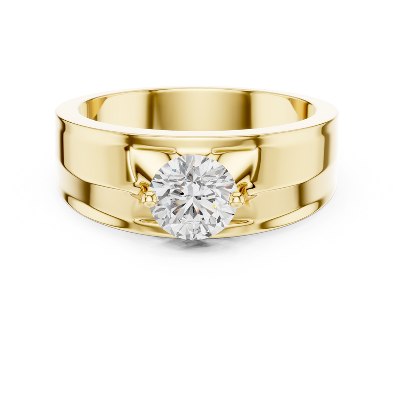 Mens Ring GGR-0022@7 - Yellow Gold - Image