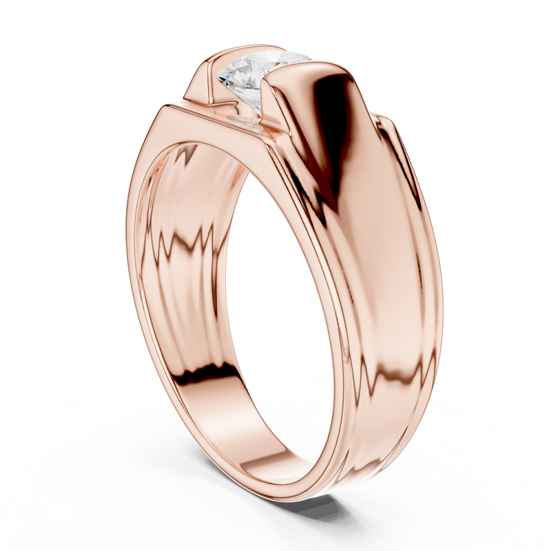 Mens Ring GGR-0023@7 - Rose Gold - Image