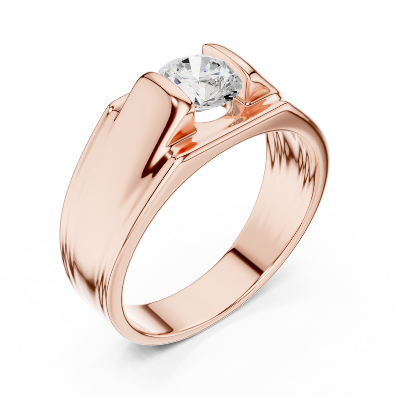Mens Ring GGR-0023@7 - Rose Gold - Image