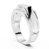 Mens Ring GGR-0023@7 - White Gold - Image
