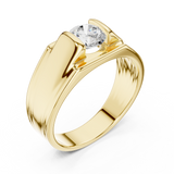 Mens Ring GGR-0023@7 - Yellow Gold - Image