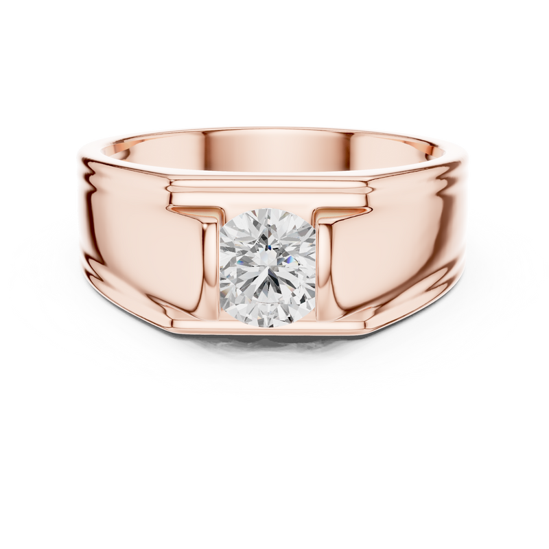 Mens Ring GGR-0023@7 - Rose Gold - Image