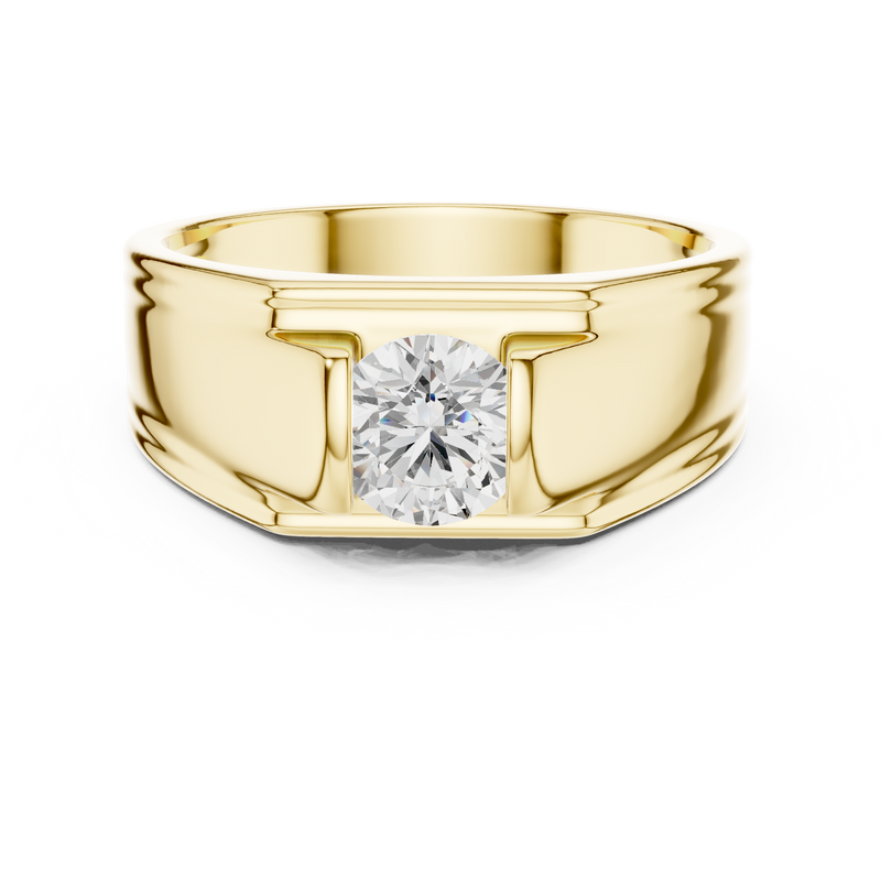 Mens Ring GGR-0023@7 - Yellow Gold - Image
