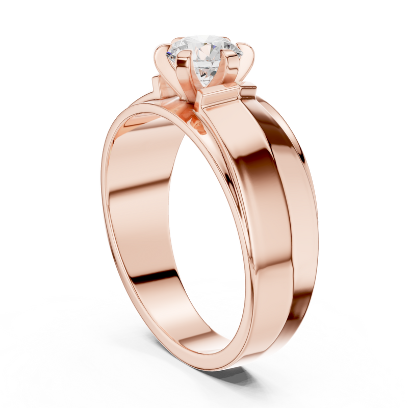 Mens Ring GGR-0024@7 - Rose Gold - Image