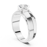 Mens Ring GGR-0024@7 - White Gold - Image