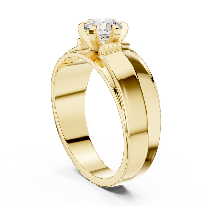 Mens Ring GGR-0024@7 - Yellow Gold - Image