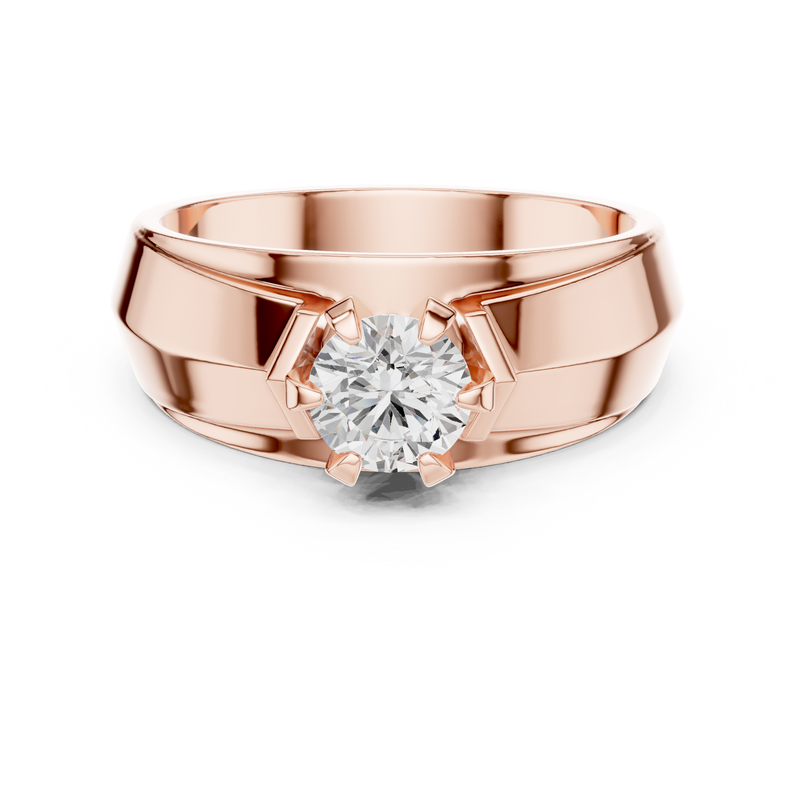 Mens Ring GGR-0024@7 - Rose Gold - Image