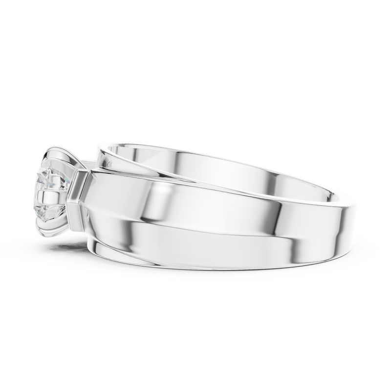Mens Ring GGR-0024@7 - White Gold - Image