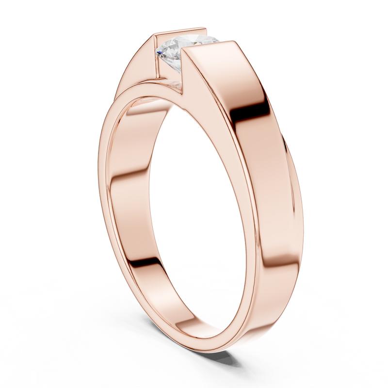 Mens Ring GGR-0025@7 - Rose Gold - Image