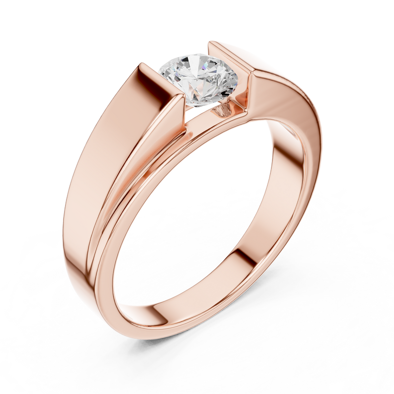 Mens Ring GGR-0025@7 - Rose Gold - Image