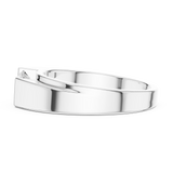 Mens Ring GGR-0025@7 - White Gold - Image