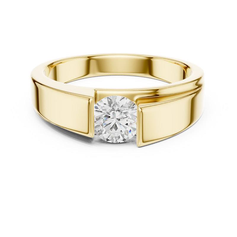 Mens Ring GGR-0025@7 - Yellow Gold - Image