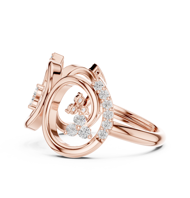 Ladies Ring GHFTG@7 - Rose Gold - Image