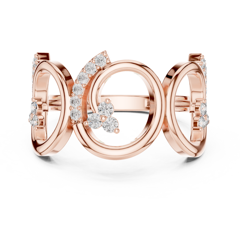Ladies Ring GHFTG@7 - Rose Gold - Image