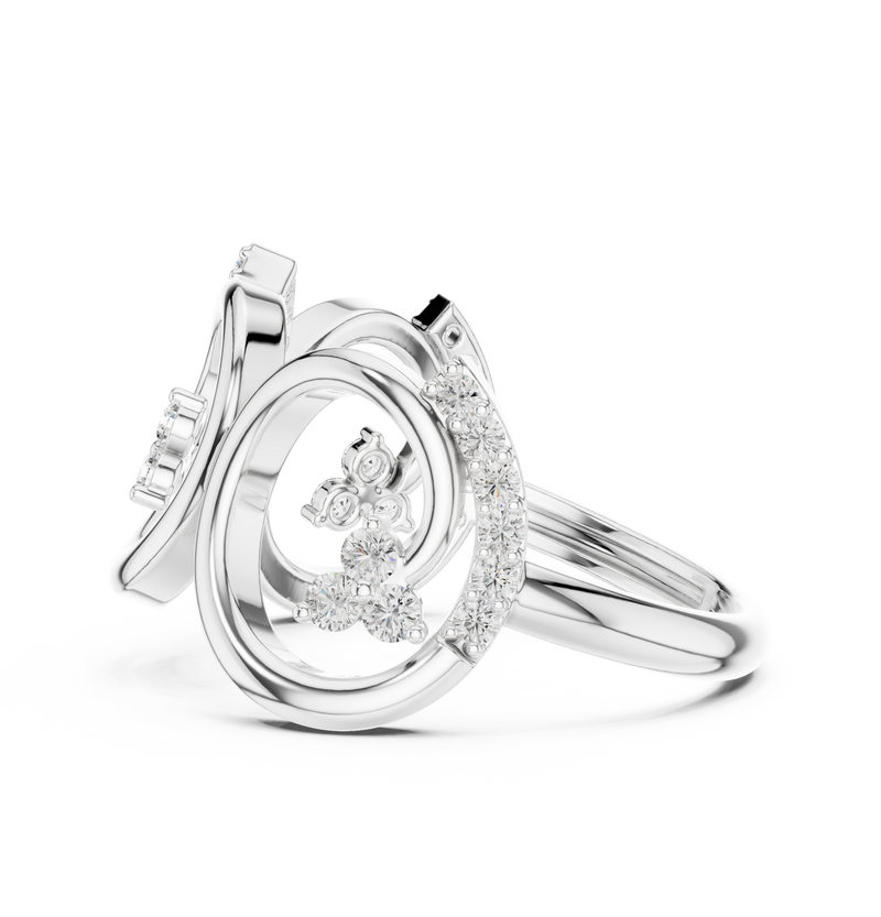 Ladies Ring GHFTG@7 - White Gold - Image